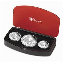 2016 Australia 3-Coin Silver Lunar Monkey Proof Set