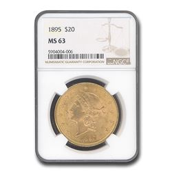 1895 $20 Liberty Gold Double Eagle MS-63 NGC