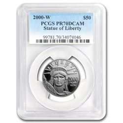 2000-W 1/2 oz Proof Platinum American Eagle PR-70 PCGS