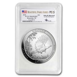 2015 5 oz Silver ATB Kisatchie MS-69 DMPL PCGS (Mercanti Label)