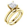 Image 1 : Natural 2.02 CTW Princess Cut Diamond Solitaire Ring 14KT Yellow Gold