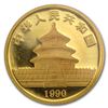 Image 2 : 1990 China 1 oz Gold Panda Large Date BU (Sealed)