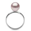 Image 1 : Lavender Freshwater Pearl Solitaire Ring, 9.5-10.0mm, 14K Gold