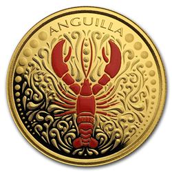 2018 Anguilla 1 oz Gold Lobster (Colorized)