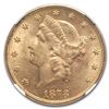 Image 2 : 1878 $20 Liberty Gold Double Eagle MS-60 NGC
