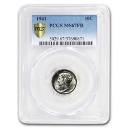 1941 Mercury Dime MS-67 PCGS (FB)