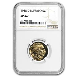 1938-D Buffalo Nickel MS-67 NGC