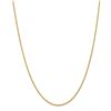 Image 2 : 14k Yellow Gold 2 mm Regular Rope Chain - 28 in.