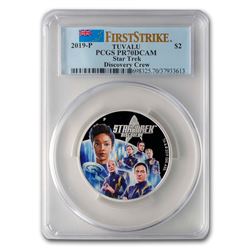 2019 Tuvalu 2 oz Silver Star Trek Discovery PR-70 PCGS