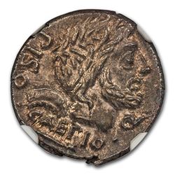 Roman Republic Denarius c. 100 BC MS NGC