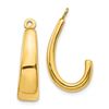 Image 1 : 14k J Hoop Earring Jackets