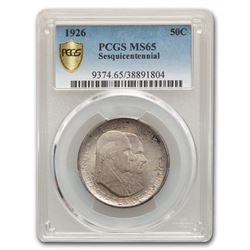 1926 America Sesquicentennial Half Dollar MS-65 PCGS