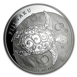 2012 Fiji 5 oz Silver $10 Taku BU