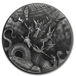 2019 2 oz Silver Coin - Biblical Series (The Crowned Virgin)