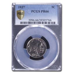 1937 Buffalo Nickel PR-66 PCGS