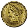 Image 2 : 1907 $5 Liberty Gold Half Eagle MS-65 NGC