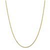 Image 1 : 10k Yellow Gold 2 mm Diamond-cut Rope Chain - 26 in.