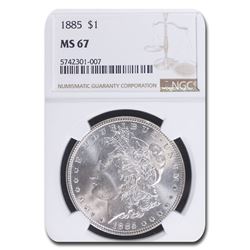 1885 Morgan Dollar MS-67 NGC