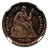 Image 2 : 1869 Liberty Seated Half Dime PF-66 Cameo NGC