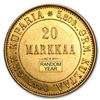 Image 2 : 1903-1913 Finland Gold 20 Markkaa XF/AU (Random Dates)