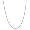 Image 1 : 14k Gold 1.80 mm Flat Figaro Chain Necklace - 24 in.
