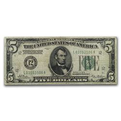 1928 (12-San Francisco) $5.00 FRN VF