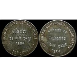 1954 CNA silver medal.  Uncirculated.