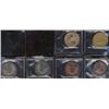Lot of 6 numismatic association medals, ONA/KITCHENER annual conv. 1968,  2 X bronze with error, 2 X