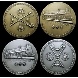1962 Château Ramezay Medals.  A lot of two medals to Commemorate the 100e Anniversary of the Montrea