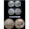 1705-1896 Château Ramzey Medals.  Lot of three Medals depicts view of Civic Library/Museum inaugurat