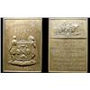 1862-1912 Atiquarian and Numismatic Society of Montreal commerative plaque.  Reverse shows symbol of