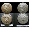 1987 Rare lot of two Caludedde Ramezay medals, both with erro in Roman Date.  Only 100 minted in Bra