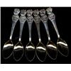 Image 1 : Lot of 6 Canadian SPOONS dated 1939 showing King George VI and Queen Elizabeth  II.  All spoons are 