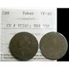 Image 1 : VC-2A1  Breton # 558 Vexator Canadinsis 1811 "Copper"  ICCS VF20.  Rare!