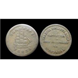 LC-17a1 Breton# 563  "Copper" Francis Mullins, Commerce token EF+.  Scarce in this condition.