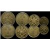 Image 1 : HUDSON BAY Co. "Brass" token set! 1857, 1/4, 1/8, 1/2, 1 made beaver.  Includes Breton # 926 (punche