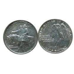 USA 1925 50¢, Stone Mountain,A nice BU, blast white example with full lustre.