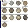 USA 1879 to 1900 $1 , Lot of 13 Morgan dollars from VG to VF+, Includes 1879O, 1879, 1880, 1884O, 18