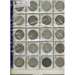 USA 1921 $1  Lot of 20 Morgan dollars VF to AU in grade, includes 13 x 1921D, 6 x 1921S and 1 x 1921