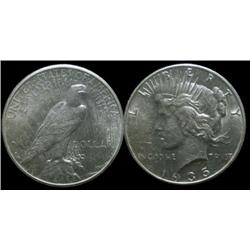 USA 1935-S  $1, PCGS AU55.  A nice looking coin with BU look.