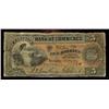 Image 1 : Bank of Commerce 1912 $5. CH-75-14-14.  A decent example in about VG condition. #807480