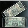 Image 1 : Lot of two notes.  Banque Canadienne Nationale  1935  $5, $10  85-14-02/04. Both notes are original 