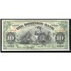 Image 1 : The Dominion Bank 1925 $10 239829 CH:220-18-10 A clean VF.  Popular note!