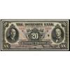 Image 1 : The Dominion Bank 1931 $20 04739 CH:220-24-10 Choice AU+.  Very scarce in this condition. A lovely n
