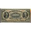 Image 1 : Dominion Bank 1931 $100  No.00951  CH220-24-14. VF.   High denomination notes are rarely seen and ve