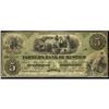 Image 1 : The Farmers Bank of Rustico  1872 $5 CH290-12-06  No.05138  CCCS VF-20.  Only three examples are kno