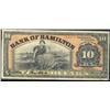 Image 1 : Bank of Hamilton  1914 $10 CH345-20-10  No.784870 "Manuscript signature" Fine+.  Scarce and very sou