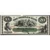 Image 1 : The Peoples Bank 1898 $20 No.00000 CH580-10-04s.  A superb uncirculated specimen example. Very scarc