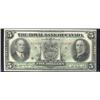 Image 1 : The Royal Bank of Canada  1933 $5 CH630-16-04 No.274792 VF+.  Issues of 1933 are very difficult to f