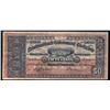 Image 1 : Newfoundland Government Cash note, NF-8c  1912-13  50 Cents 24808  about VF.  Scarce!